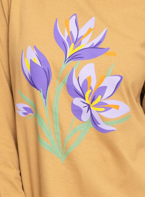 Biscuit Printed Long - Sleeve Design 5 - Khotwh